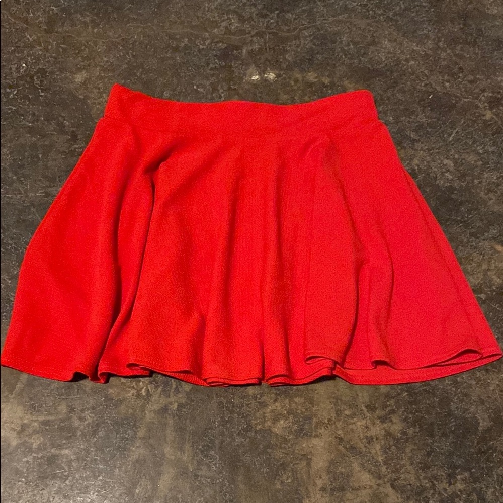 Elegant Red Women's Skirt